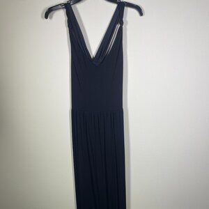 Loft Beach Women's Black Tank Top Dress Small Stretch Resortwear!